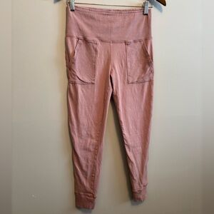 Livi by Olivia Rae High Waisted Activewear Sport Stretchy Leggings Pink